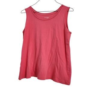 Kim Rogers Pink Sleeveless Tank Top Womens Petite Size Small S P